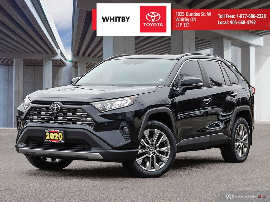 2020 Toyota RAV4 Limited AWD / Black Faux Leather / No Accident Cla