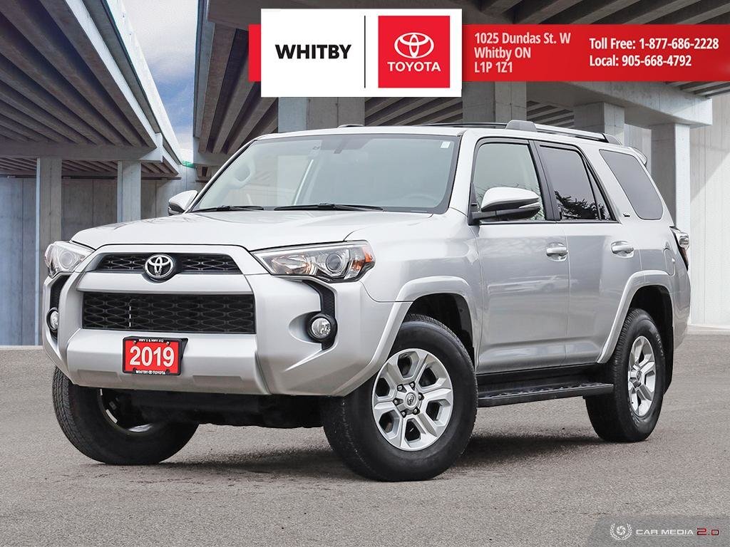 2019 Toyota 4Runner SR5 4WD / BLACK LEATHER / NO ACCIDENT CLAIMS