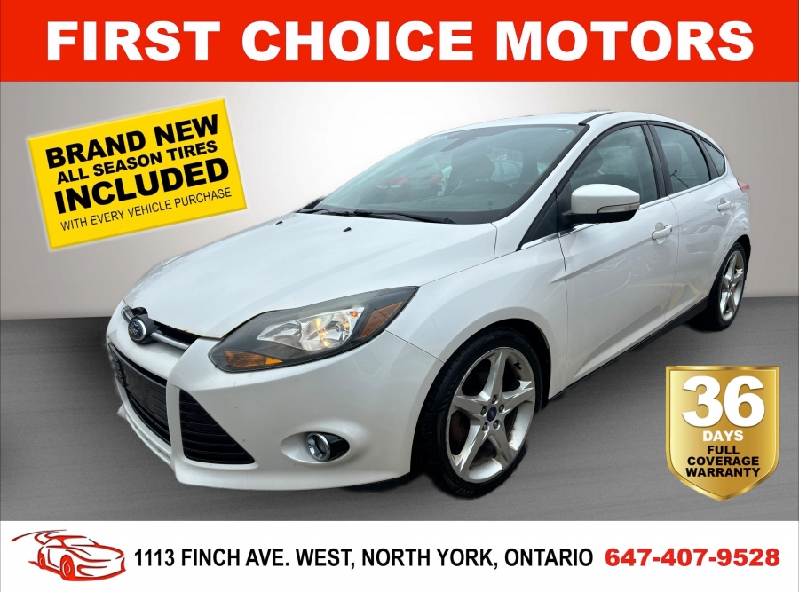 2012 Ford Focus TITANIUM ~MANUAL, FULLY CERTIFIED WITH WARRANTY!!!