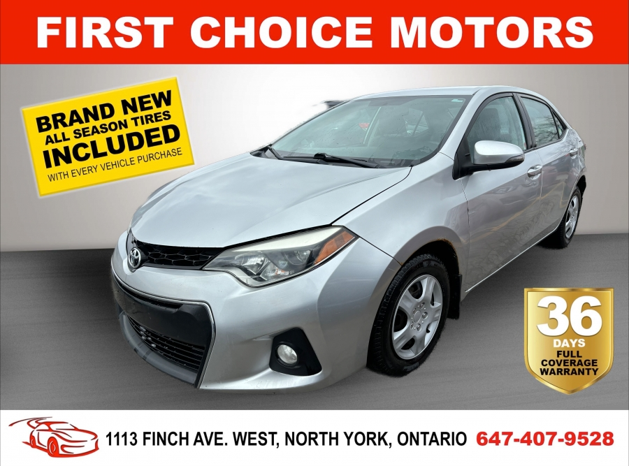 2014 Toyota Corolla S~AUTOMATIC, FULLY CERTIFIED WITH WARRANTY!!!!~