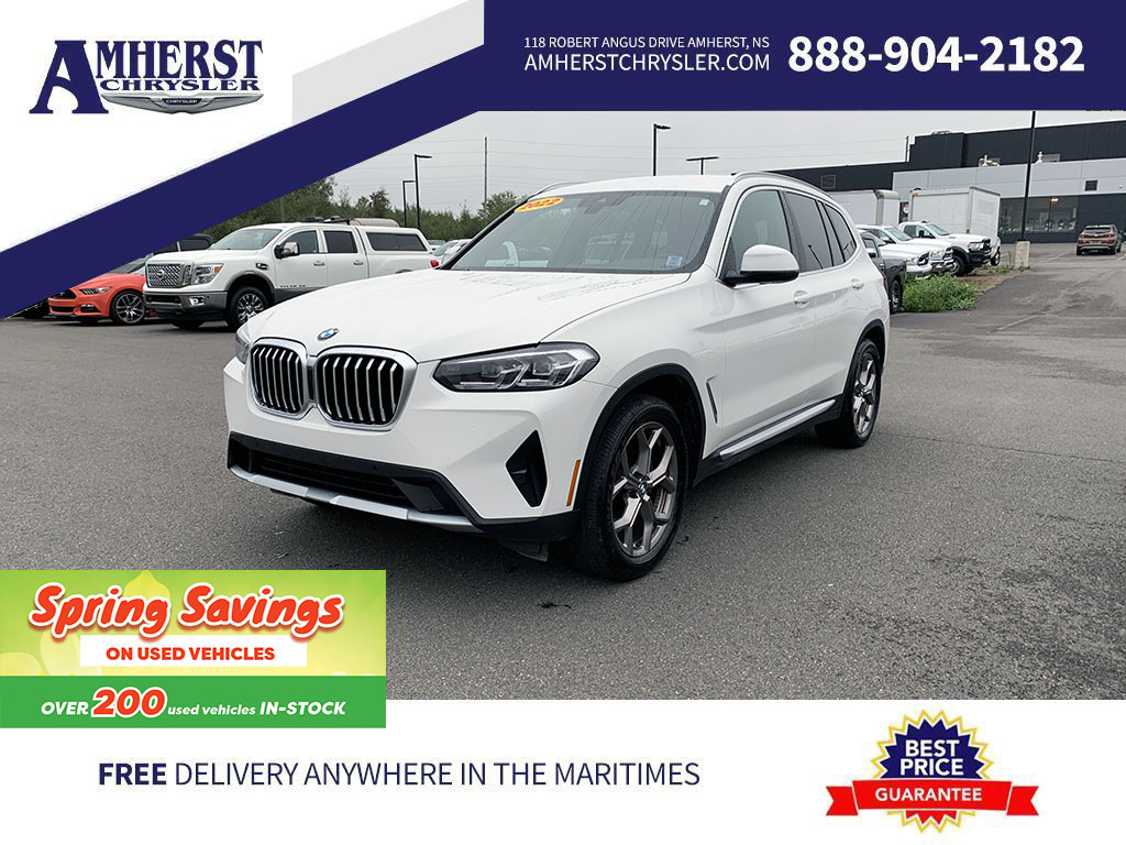 2022 BMW X3 ONLY $404bw Leather,Backup Cam,Touchscreen