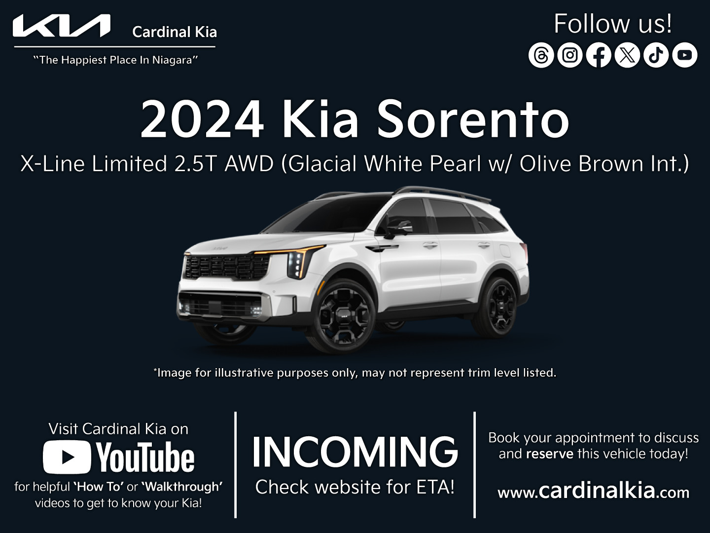 2024 Kia Sorento X-Line Limited AWD w/ Olive Brown Interior