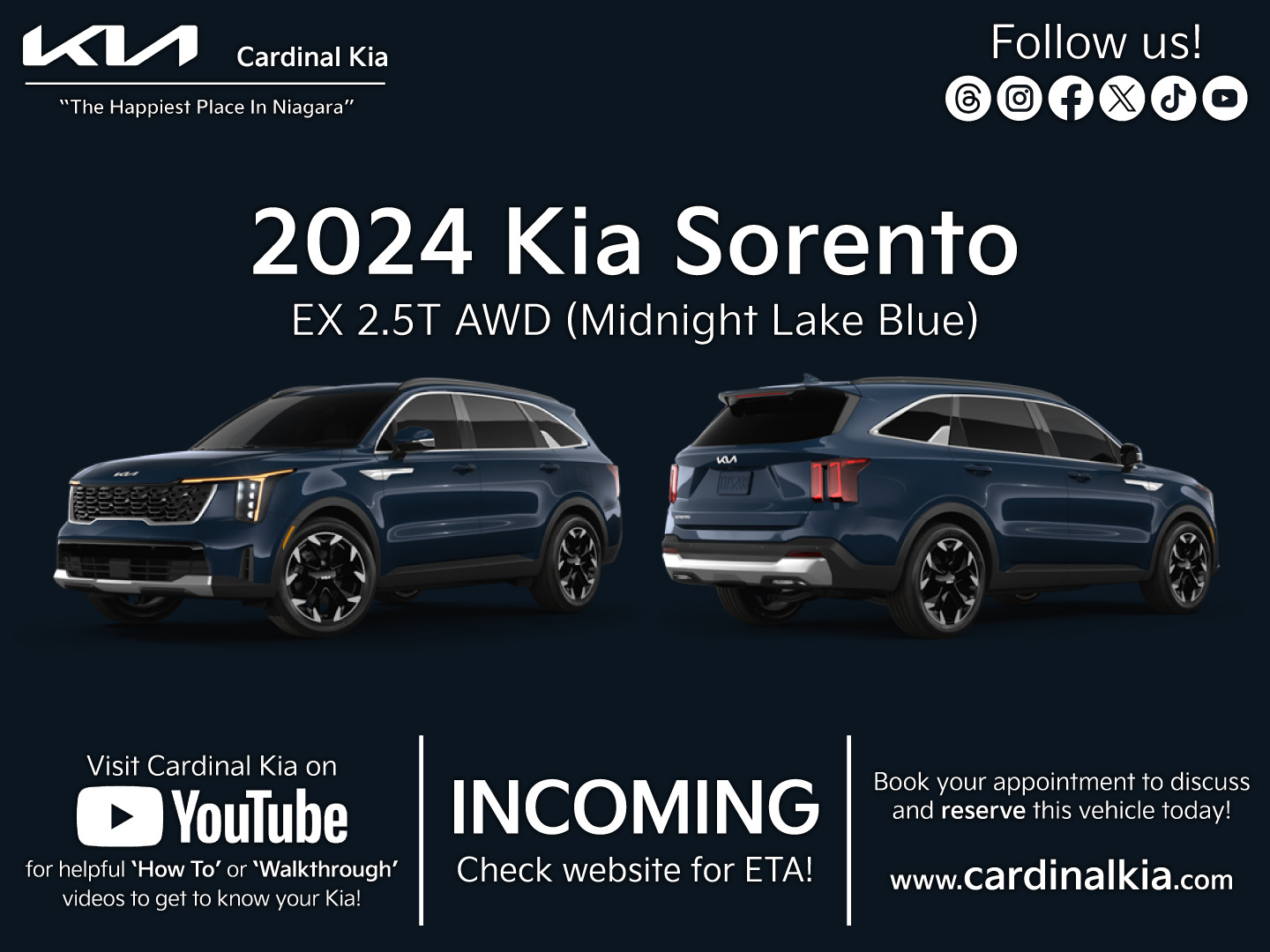 2024 Kia Sorento EX 2.5T AWD