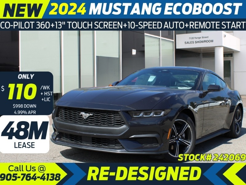 2024 Ford Mustang EcoBoost - 2.3LECO  10-SPEED AUTO  CO-PILOT 360  1