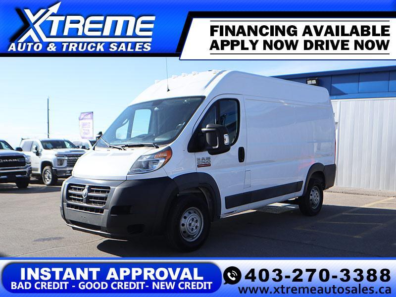 2018 Ram ProMaster Cargo Van 2500 High Roof 136 WB  NO FEES!