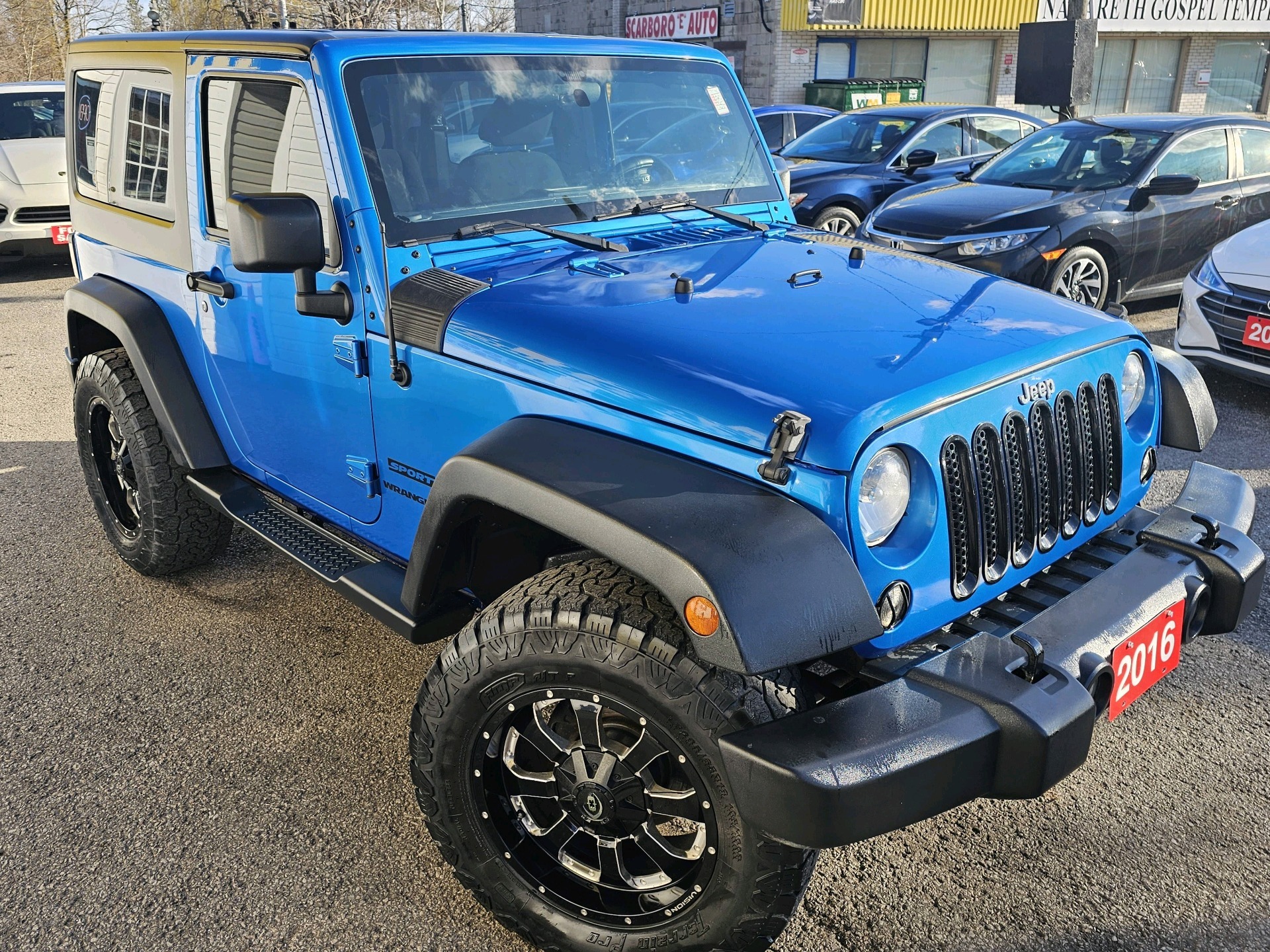 2016 Jeep Wrangler 4WD 2dr Sport/AUTO/HARD TOP /AIR COND/BLUE TOOTH/A