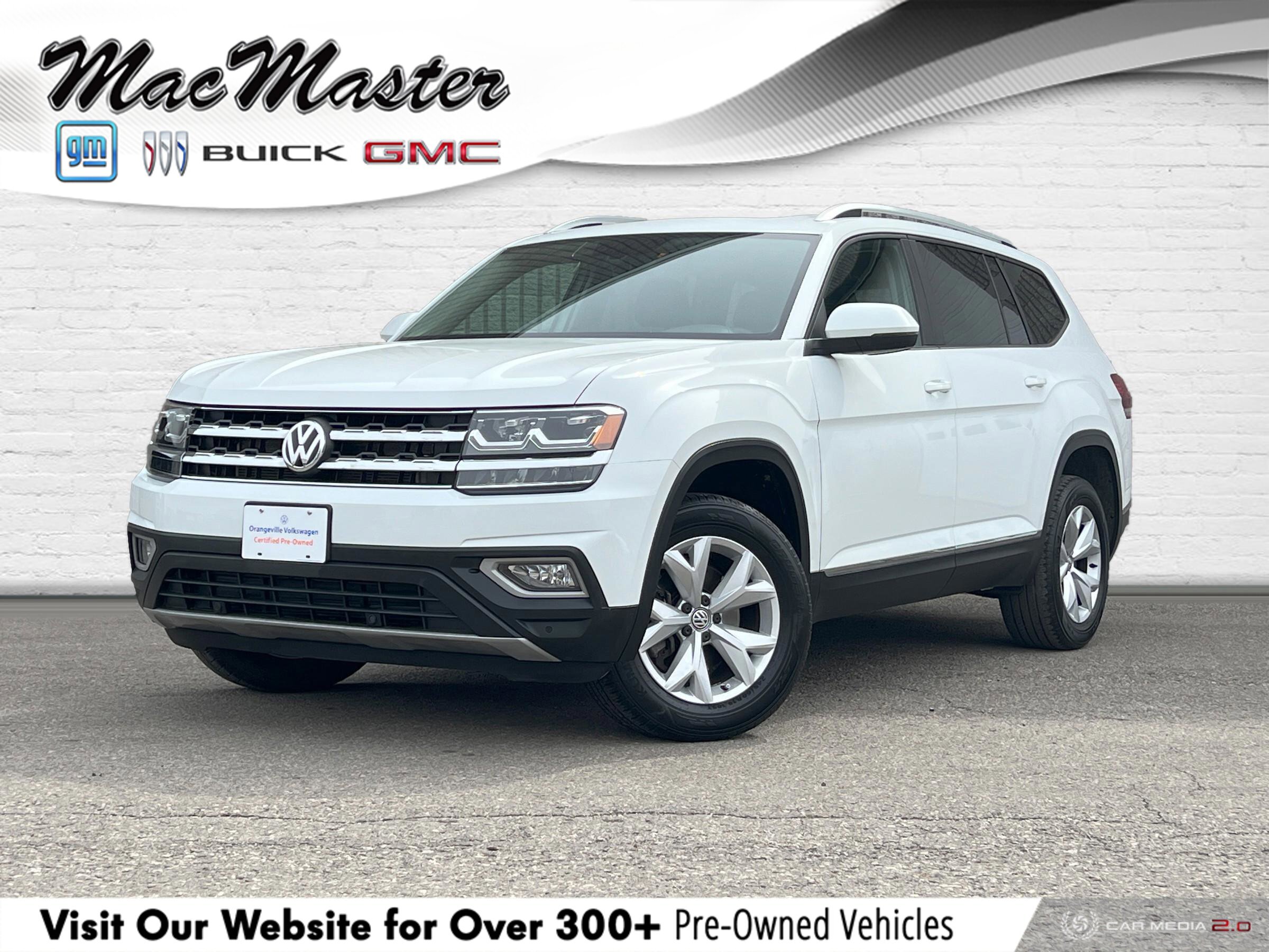 2019 Volkswagen Atlas HighlineONE OWNER, ACCIDENT FREE, AWD, LEATHER