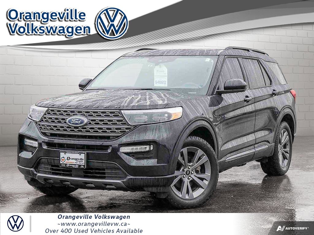 2022 Ford Explorer XLTXLT SPORT, 4WD, NAV, ROOF, HTD LEATHER, 6-PASS!