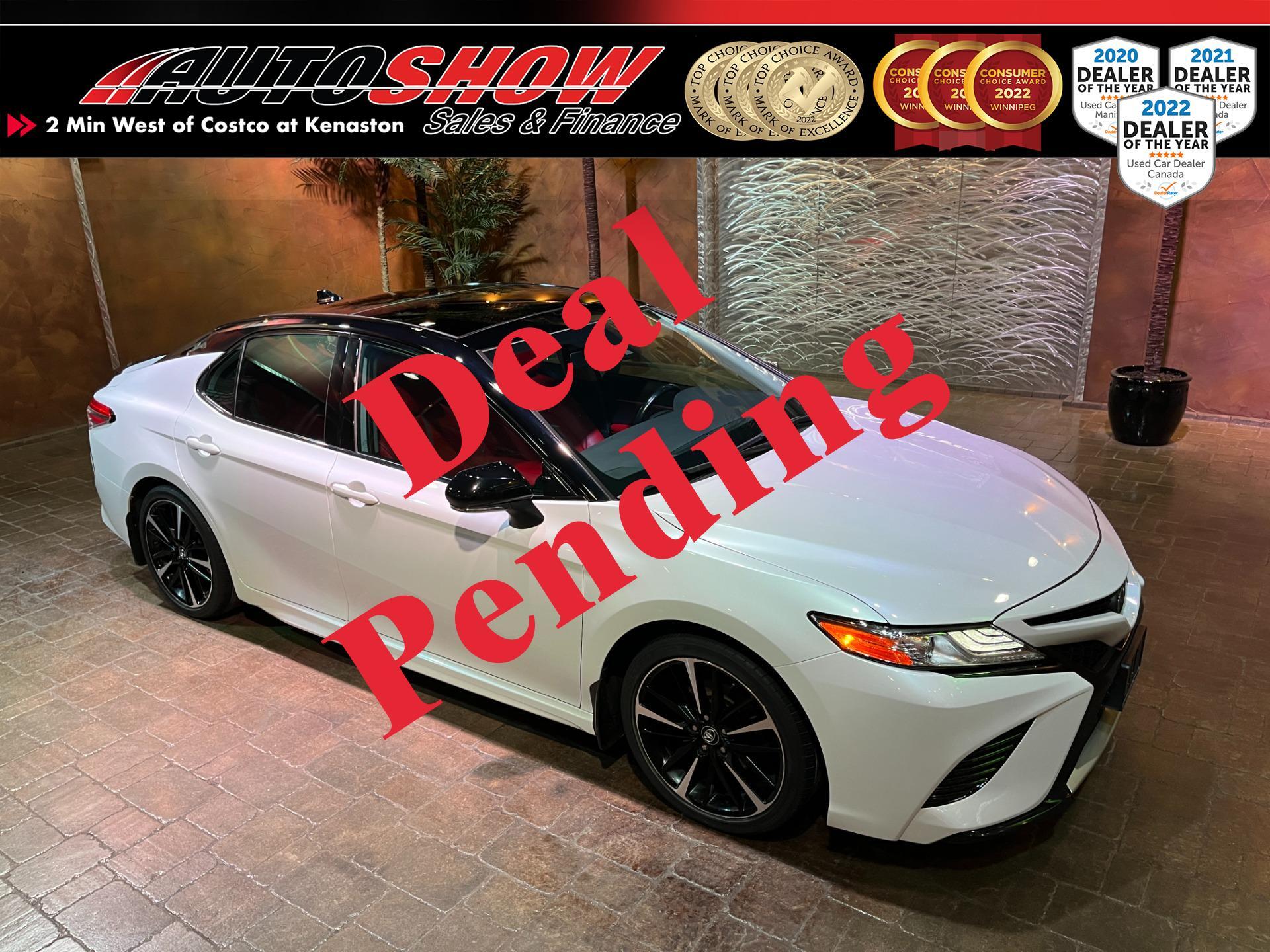 2020 Toyota Camry XSE - Htd Red Lthr, Pano Roof, 8in Scrn, 19in Rims