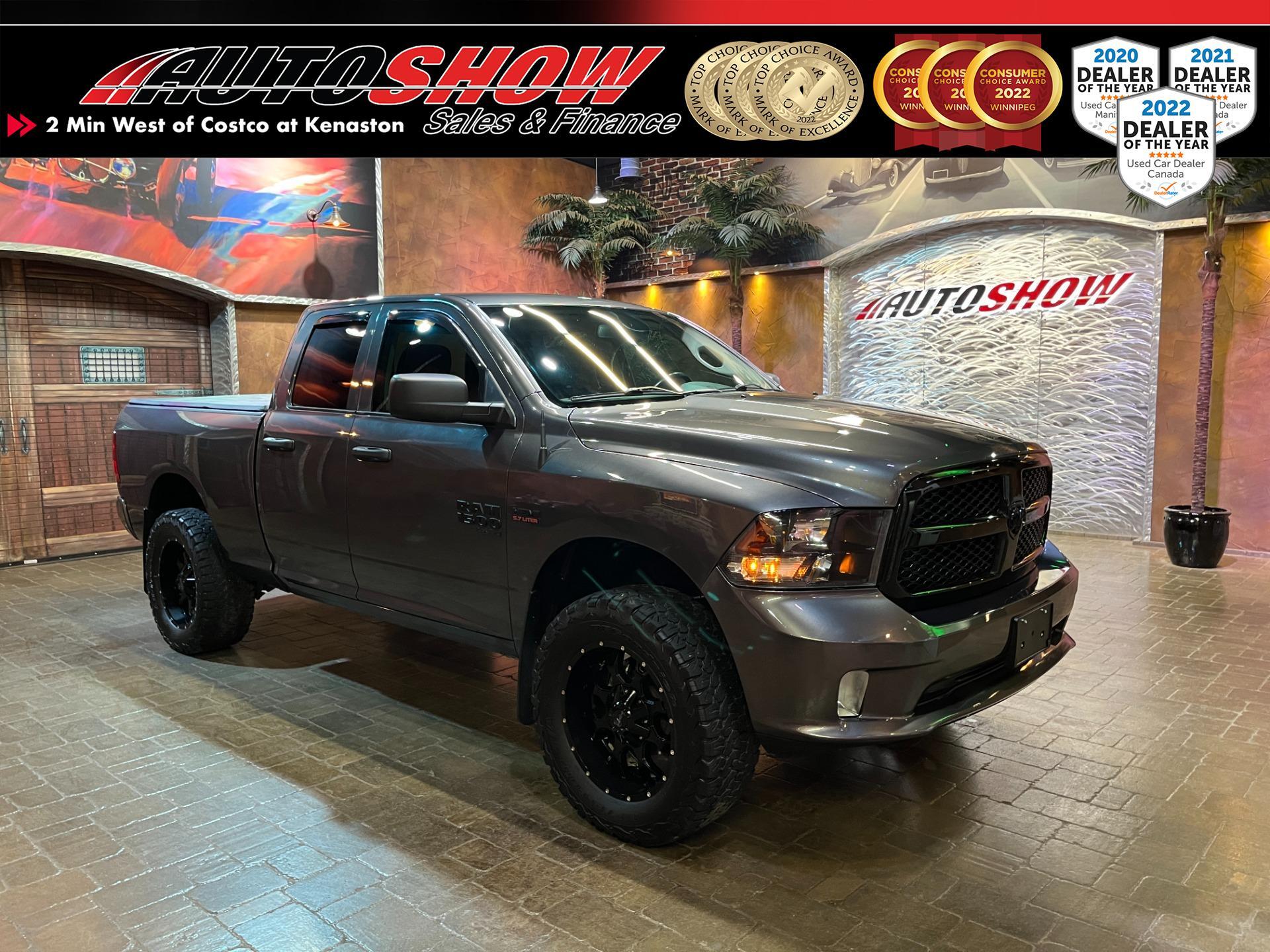 2021 Dodge Ram 1500 Lifted Night Edition - 35in KO2s, Htd Seats & Whee
