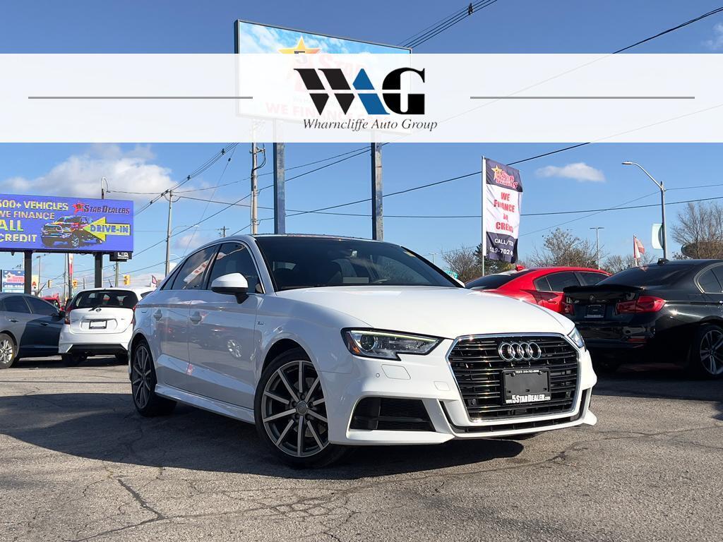 2018 Audi A3 LEATHER SUNROOF H-SEATS! WE FINANCE ALL CREDIT!