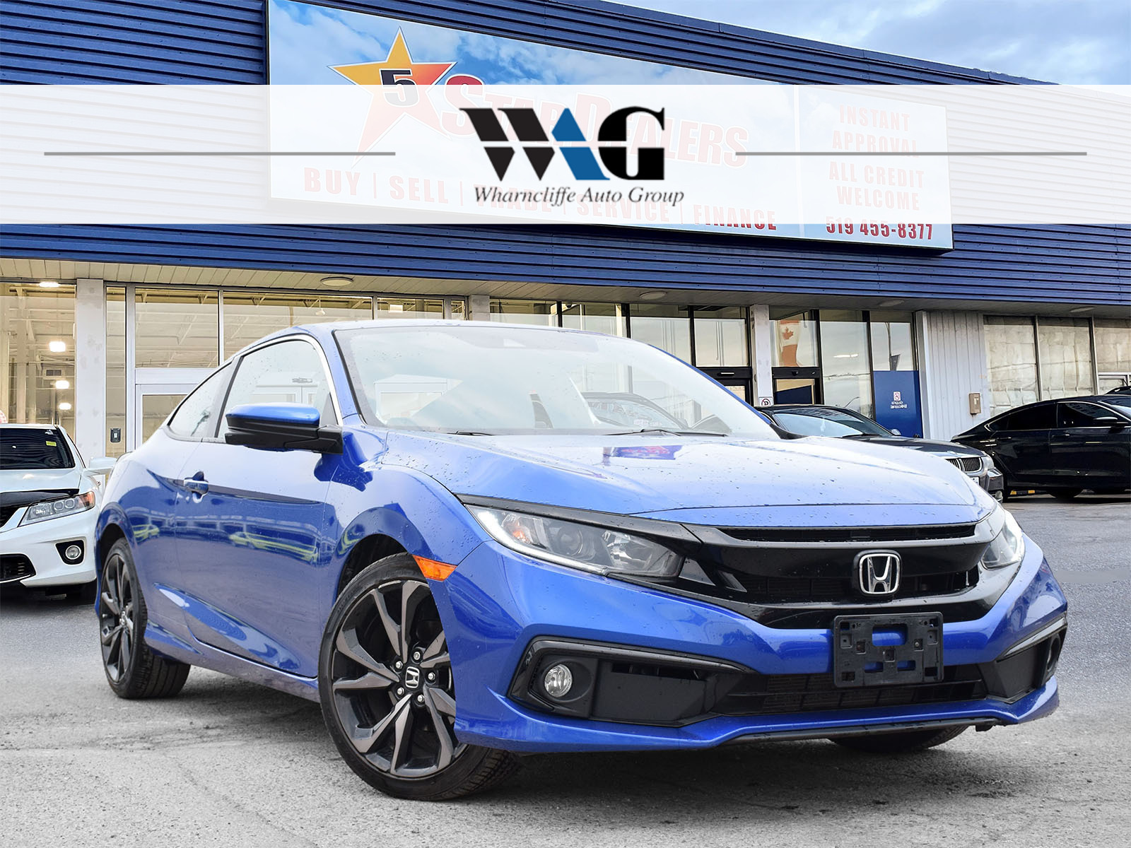 2019 Honda Civic Coupe SUNROOF H-SEATS R-CAM MINT! WE FINANCE ALL CREDIT!