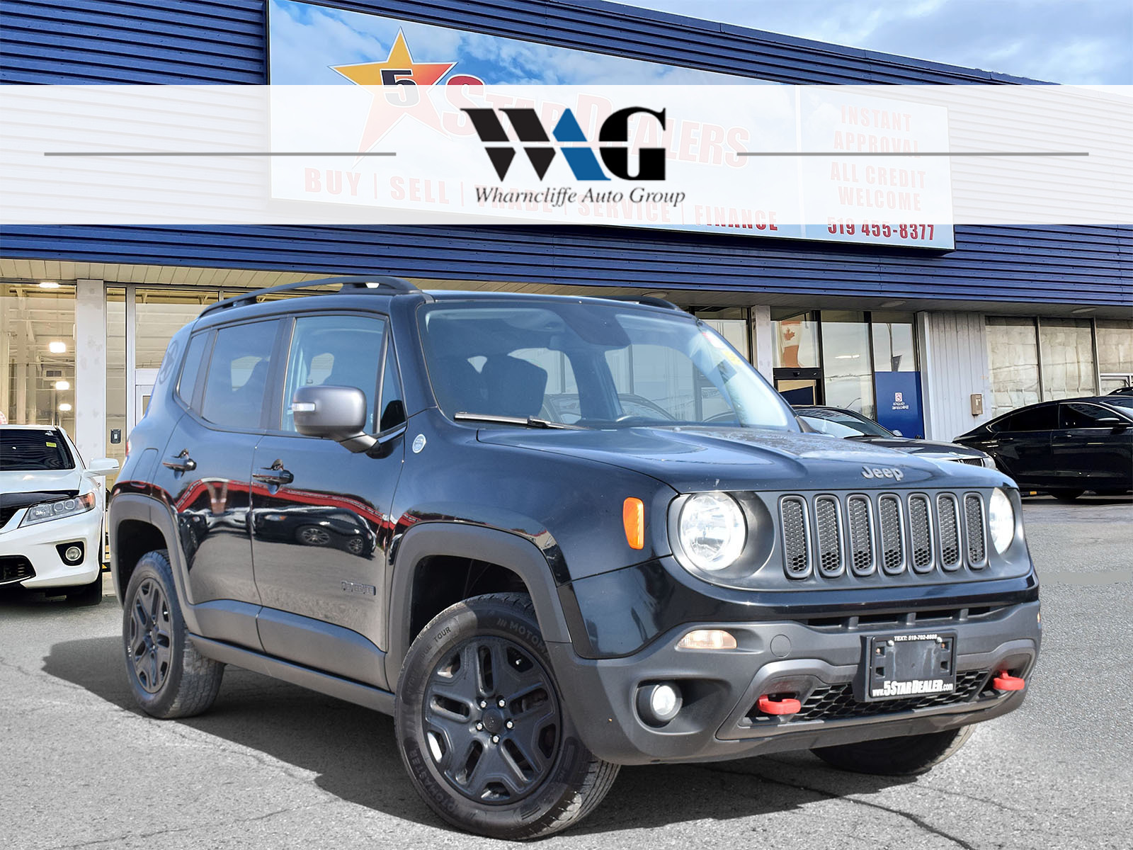 2017 Jeep Renegade TRAILHWAK DESERT PACKAGE NAV LEATHER 4WD P/H-SEATS
