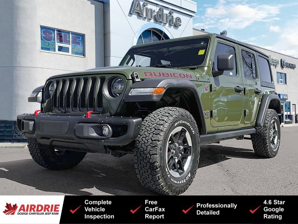 2021 Jeep Wrangler Unlimited Rubicon | One Owners | 4x4 | Nav