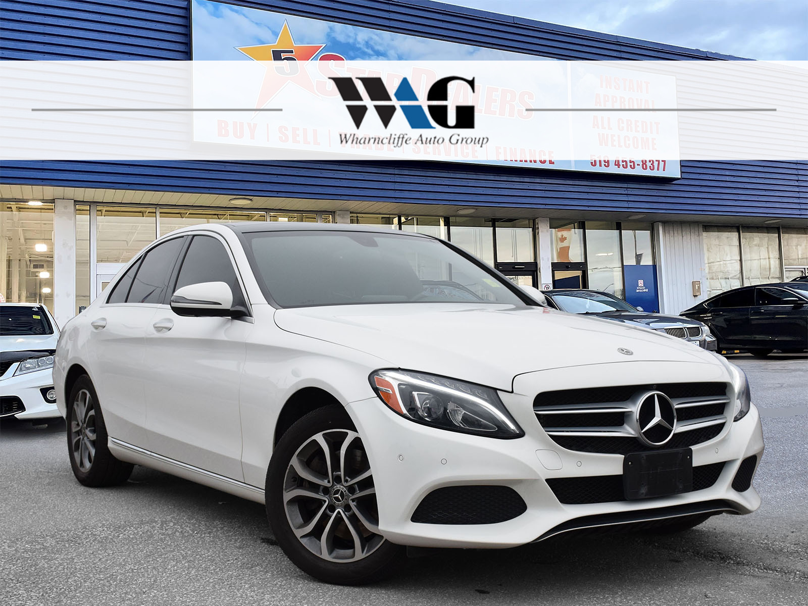 2018 Mercedes-Benz C-Class NAV LEATHER PANO ROOF MINT! WE FINANCE ALL CREDIT!