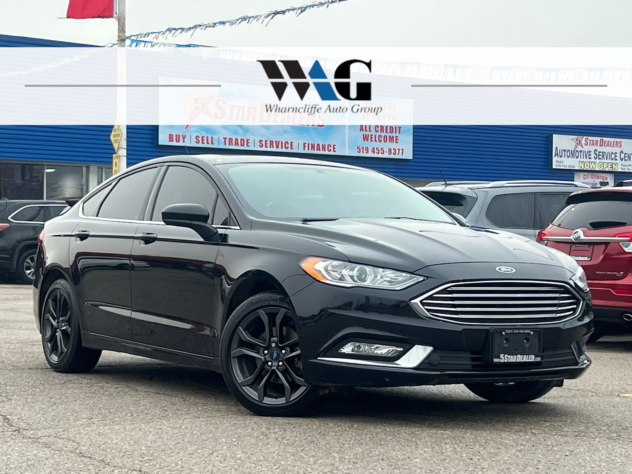 2018 Ford Fusion NAV LEATHER SUNROOF LOADED! WE FINANCE ALL CREDIT