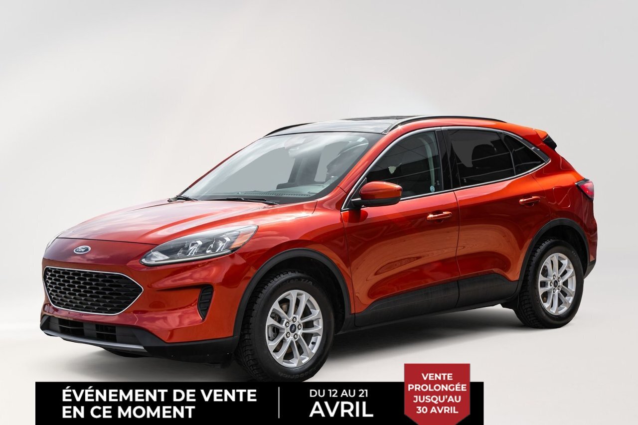 2020 Ford Escape SE Ecoboost 4WD Toit ouvrant/Sunroof GPS, A/C, Mag