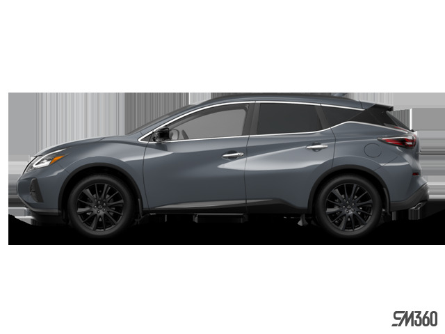 2024 Nissan Murano MIDNIGHT EDITION Black roof rails, Black front and
