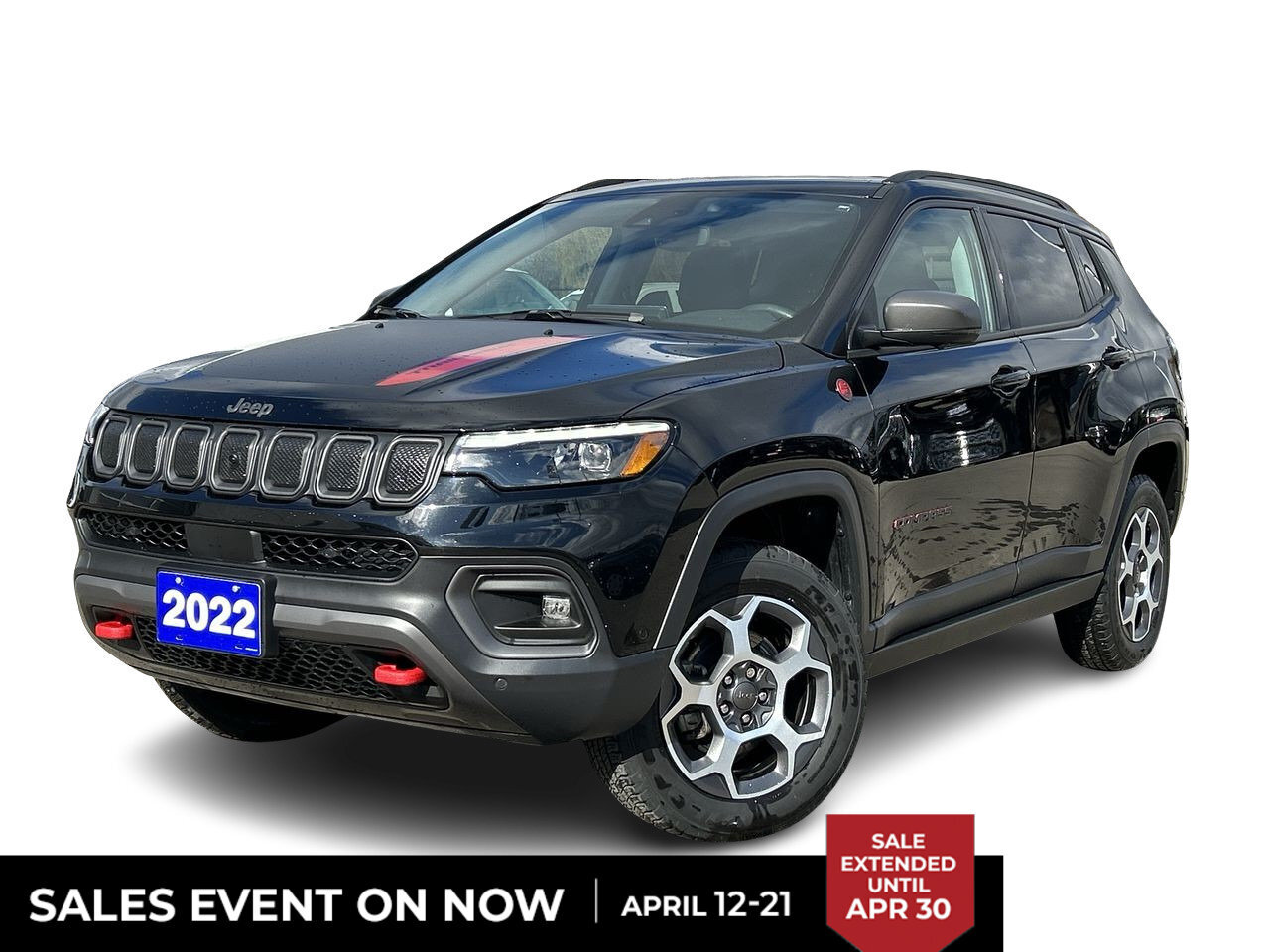 2022 Jeep Compass 4x4 Trailhawk Clean Carfax I One Owner I Apple Car