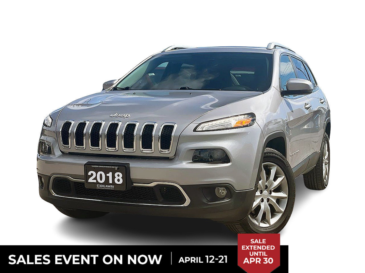 2018 Jeep Cherokee 4x4 Limited 1 Owner | Leather Seats | Clean Carfax