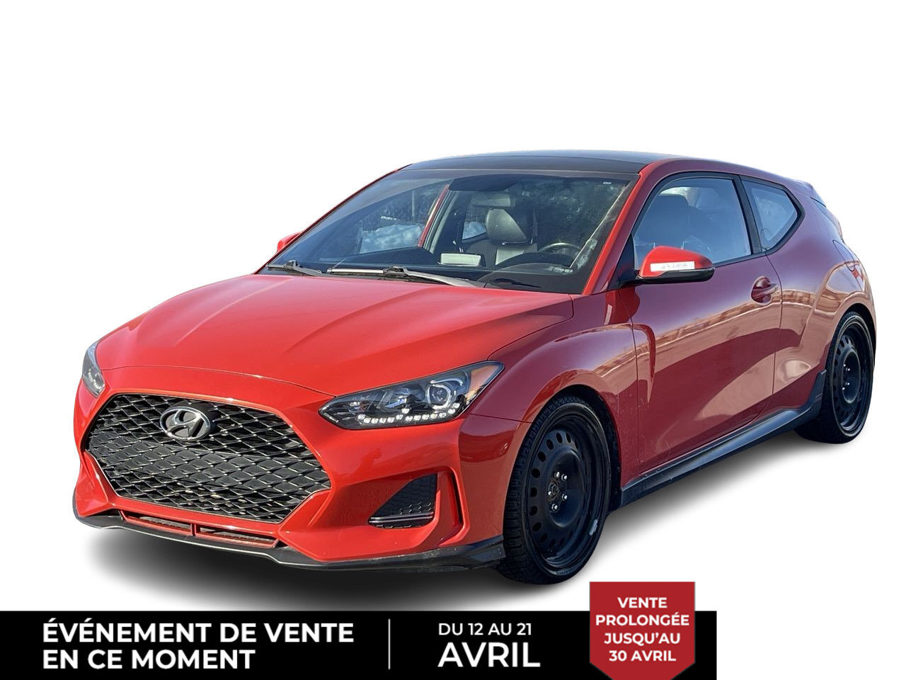2019 Hyundai Veloster Turbo + CUIR + TOIT OUVRANT + CRUISE + CAMERA ++++