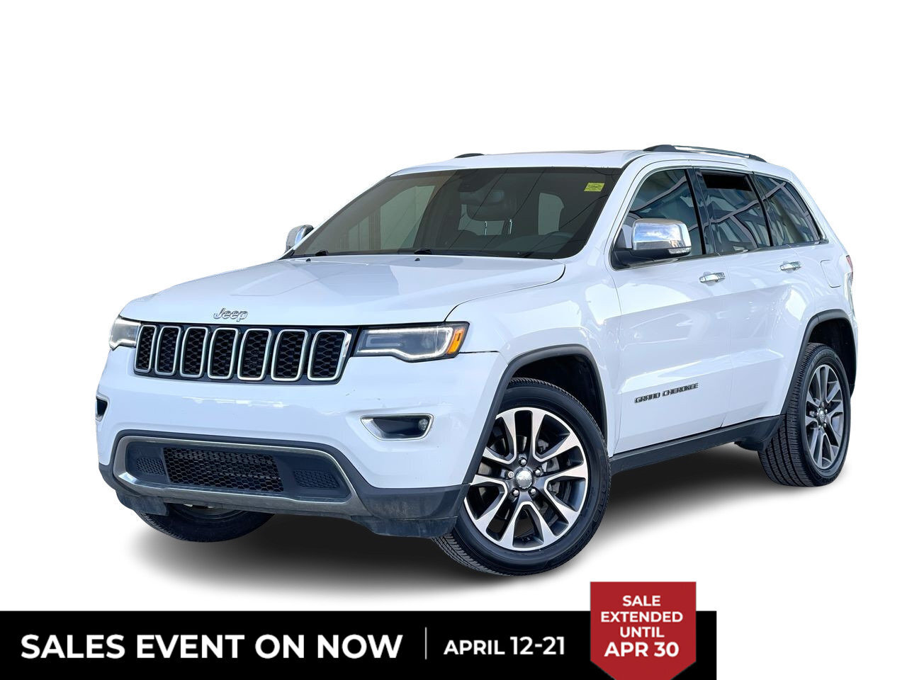 2018 Jeep Grand Cherokee Limited 4x4, Leather, Blind Spot Monitoring / 