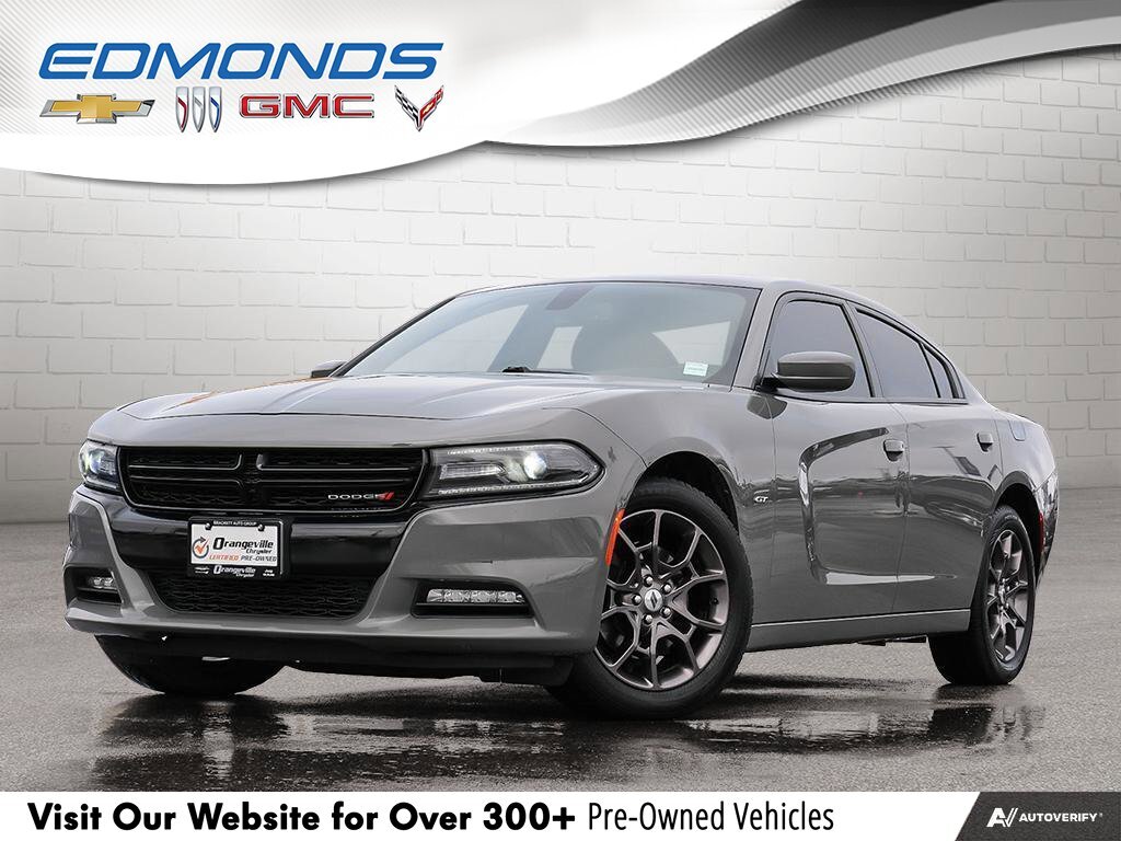 2018 Dodge Charger GTGT AWD, V6, NAV, ROOF, HEATED CLOTH, CERTIFIED!