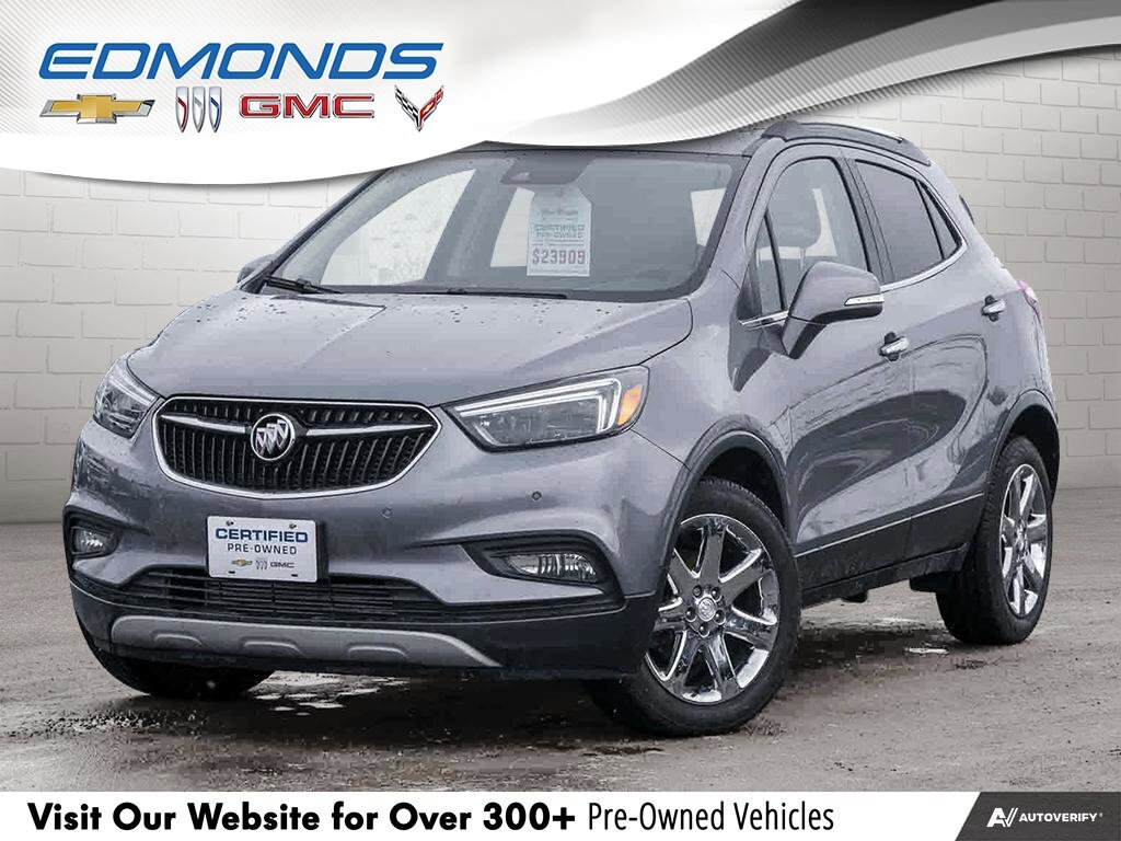 2019 Buick Encore EssenceESSENCE, FWD, NAV, ROOF, HTD LEATHER, 1-OWN