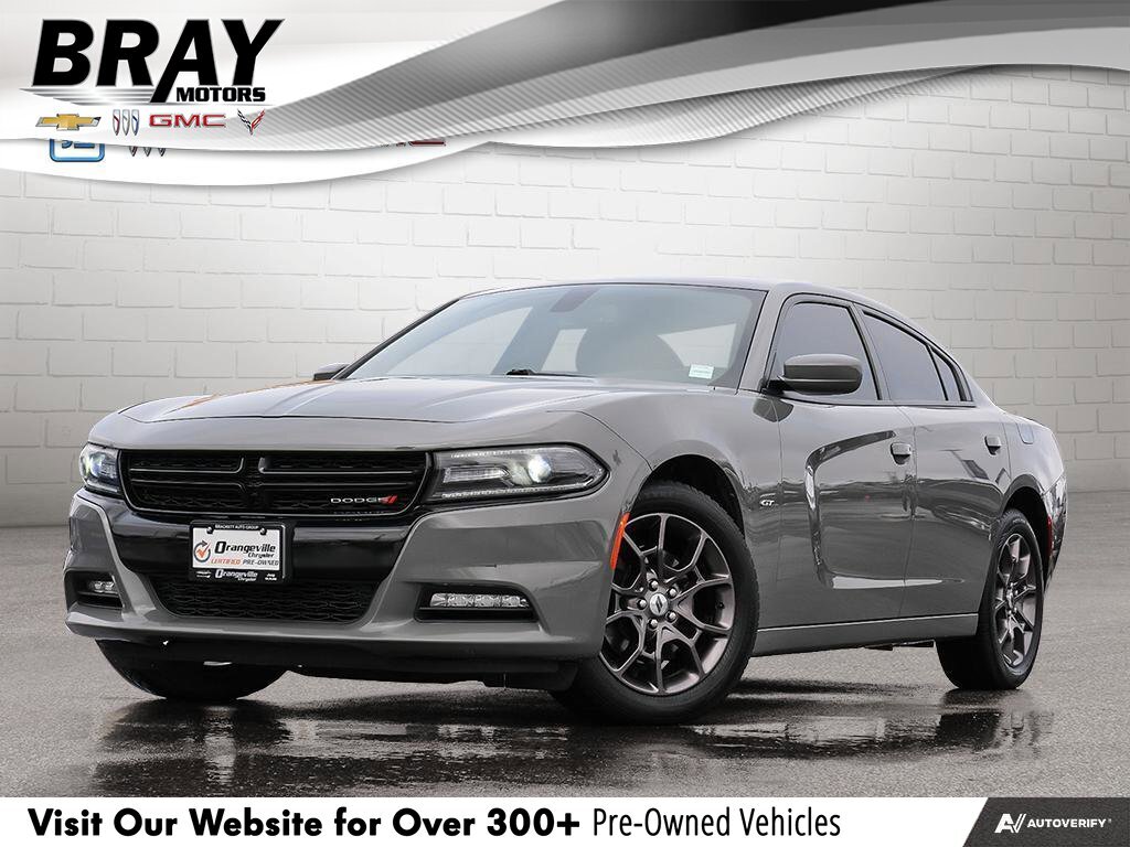 2018 Dodge Charger GTGT AWD, V6, NAV, ROOF, HEATED CLOTH, CERTIFIED!