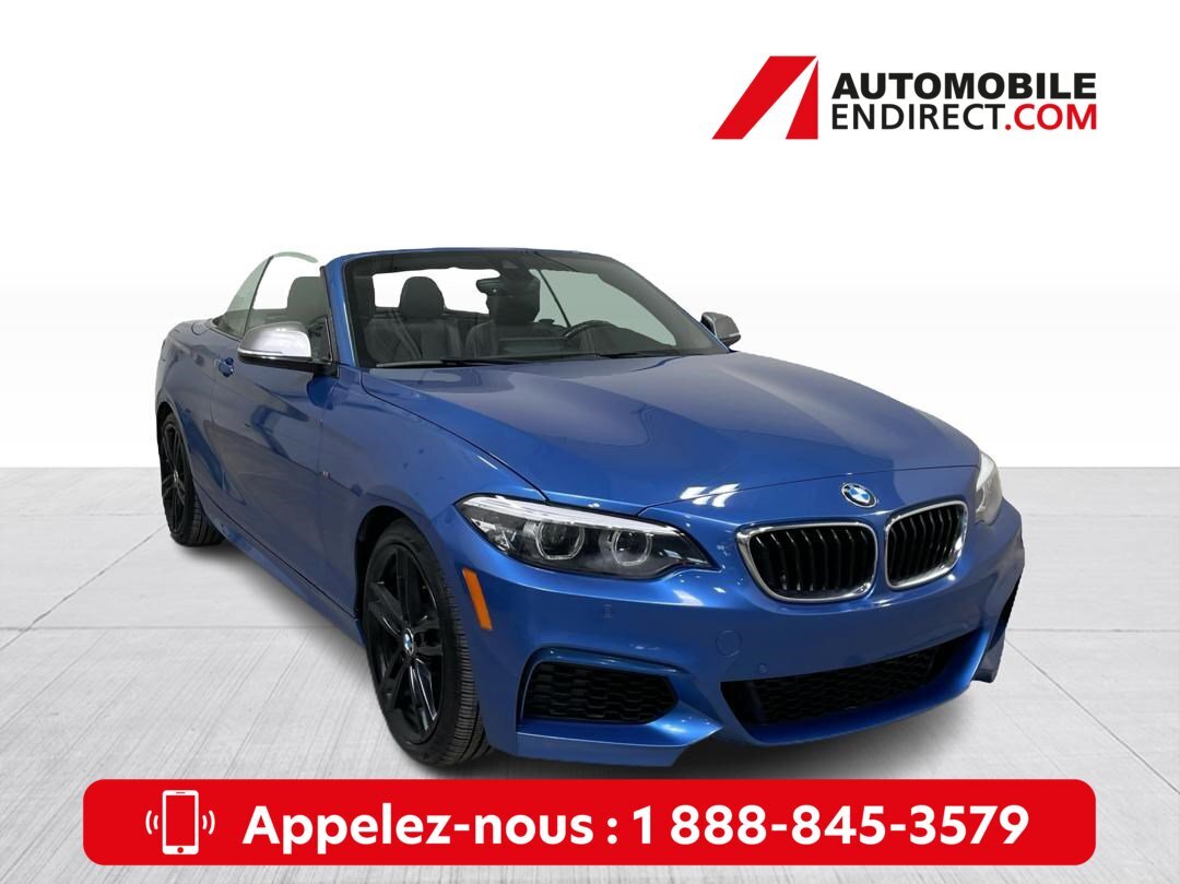 2019 BMW 2 Series M240i Convertible xDrive Cuir GPS Sièges Chauffant