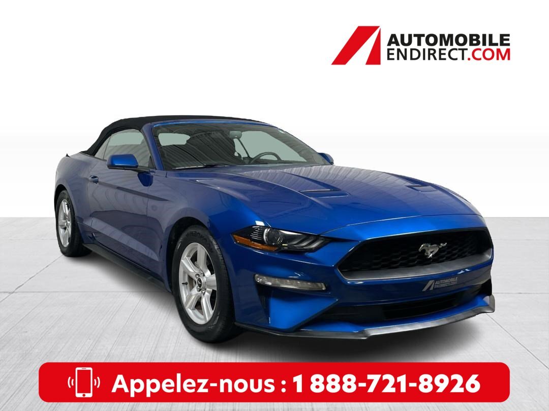 2018 Ford Mustang Ecoboost A/C Mags Toit amovible