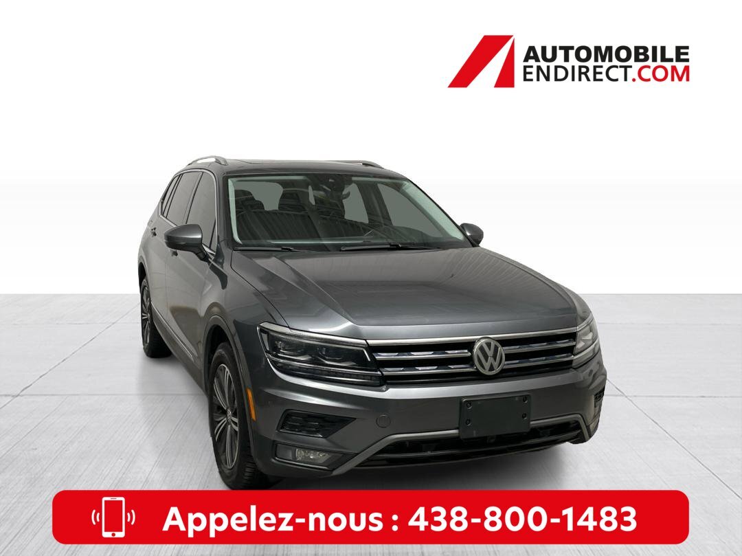 2018 Volkswagen Tiguan Highline 4MOTION 2.0T Mags Cuir Toit Pano GPS