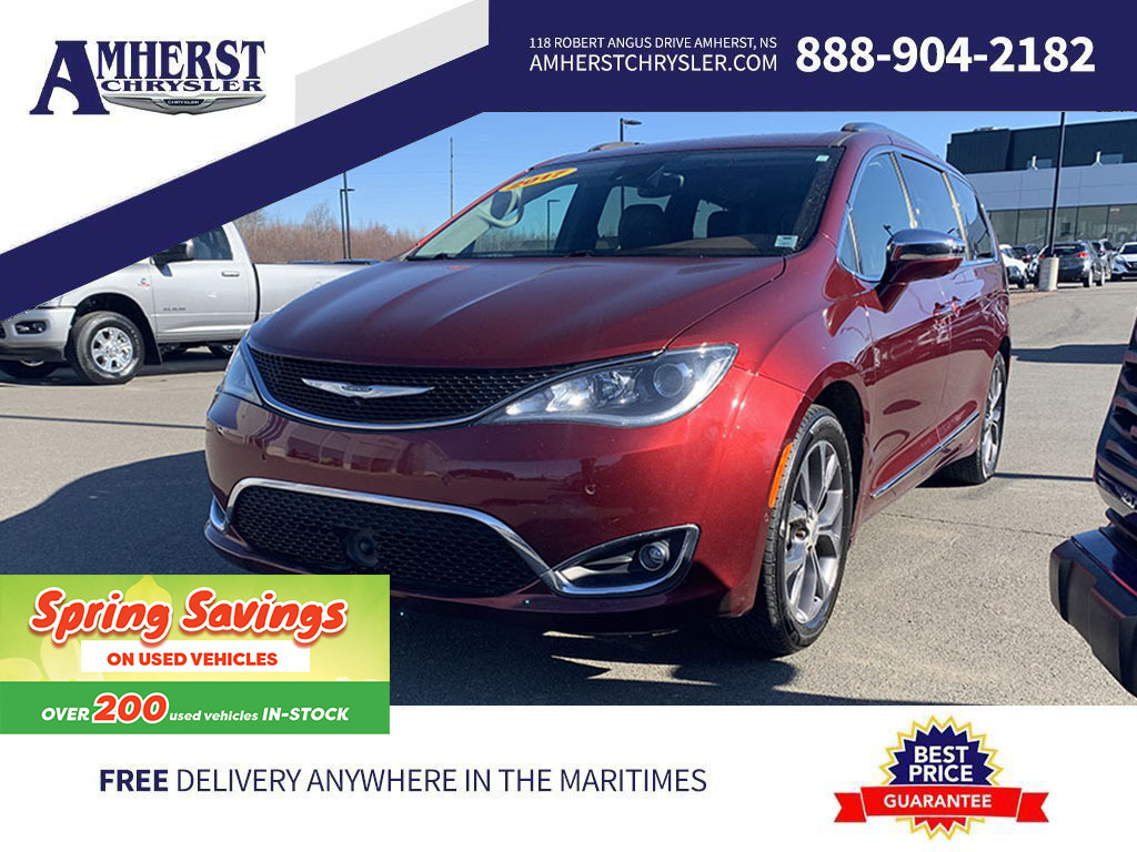 2017 Chrysler Pacifica Limited $252bw, Nav, Leather, Heated n Cool Seats