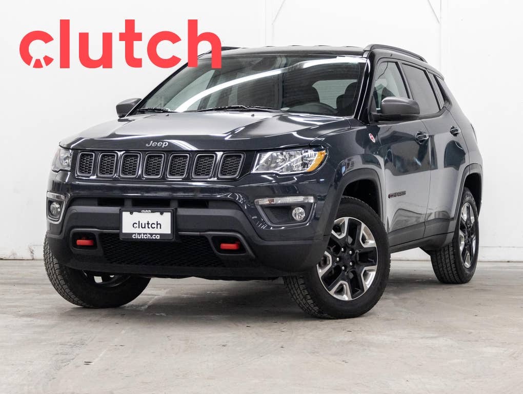 2018 Jeep Compass Trailhawk 4x4 w/ Uconnect 4, Apple CarPlay & Andro
