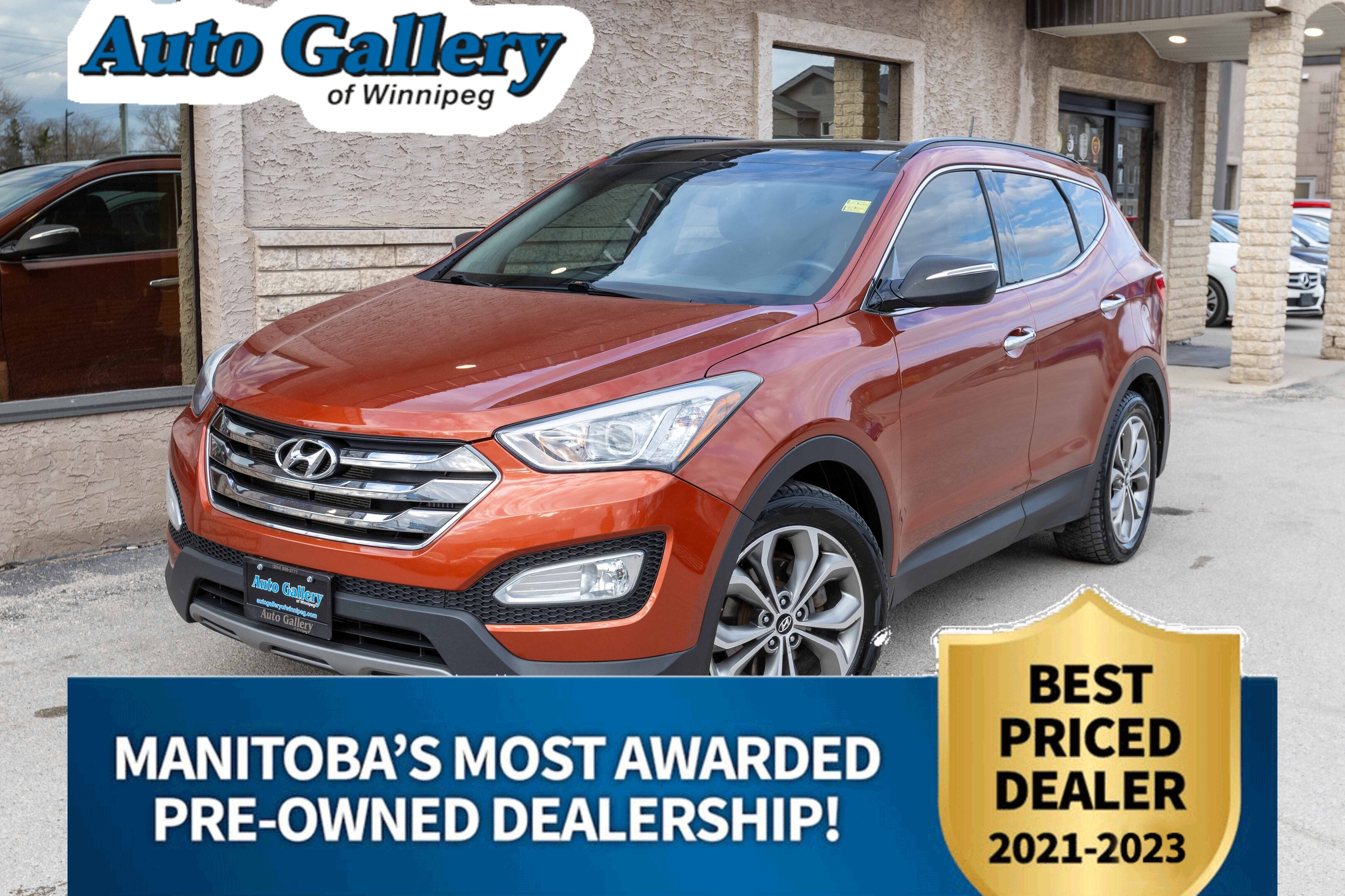 2014 Hyundai Santa Fe Sport Limited, AWD, PANO ROOF, LEATHER, HTD/CLD SEATS!