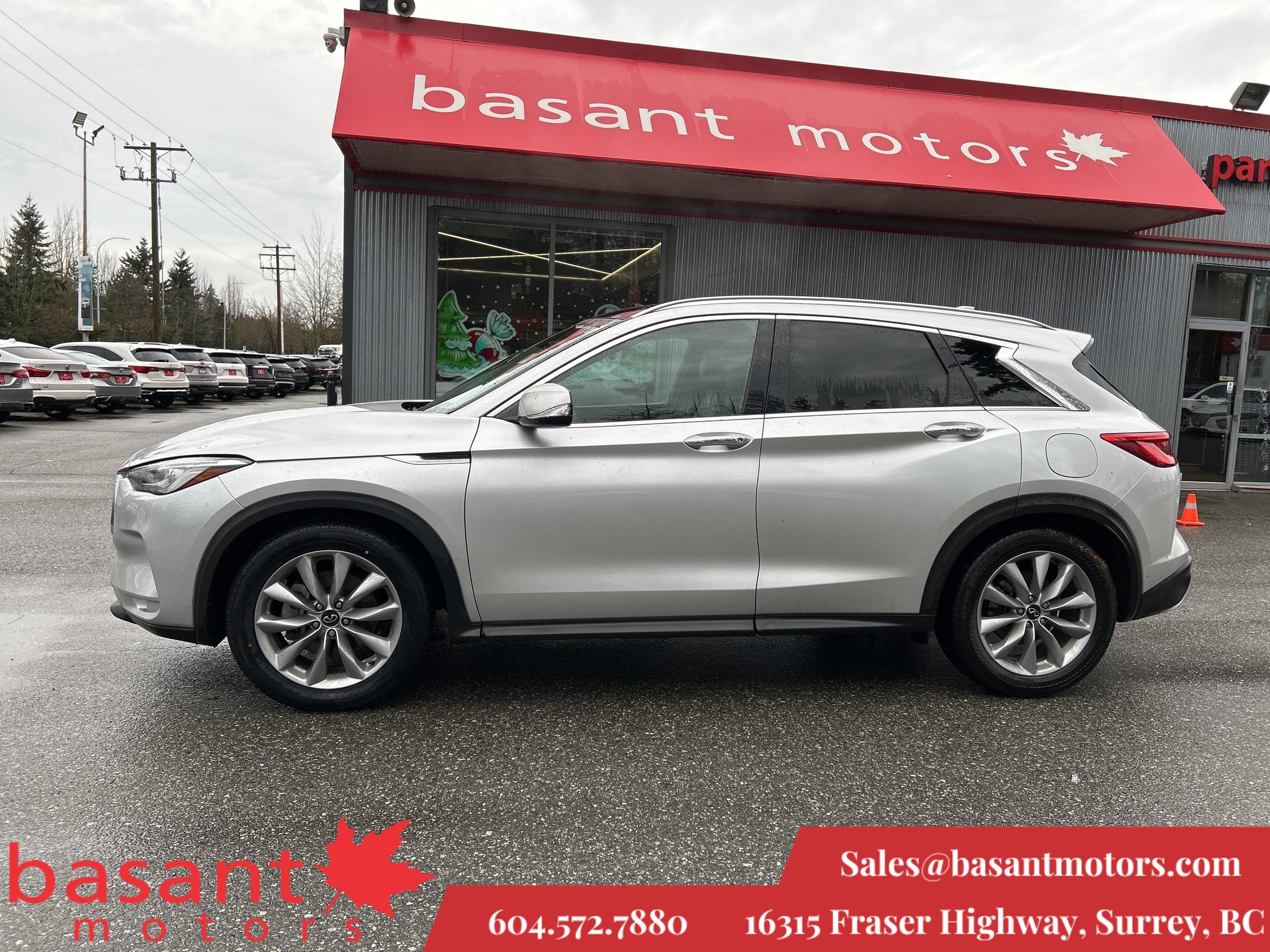 2021 Infiniti QX50 LUXE, Leather, PanoRoof, Low KMs, Remote Start!