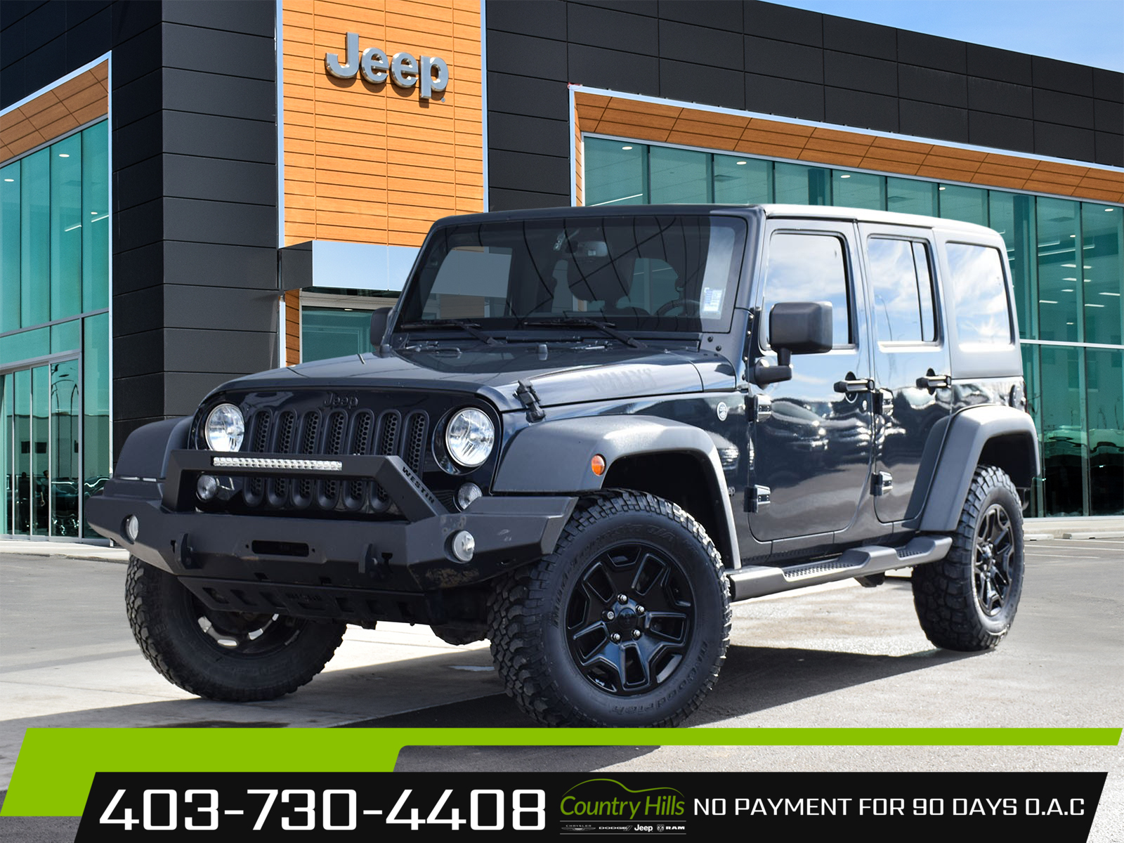 2018 Jeep Wrangler JK Unlimited Willys | Side Steps | A/C | Anti-Spin Diff |