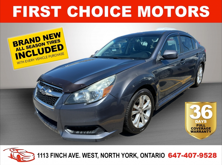 2014 Subaru Legacy 3.6R LIMITED ~AUTOMATIC, FULLY CERTIFIED WITH WARR