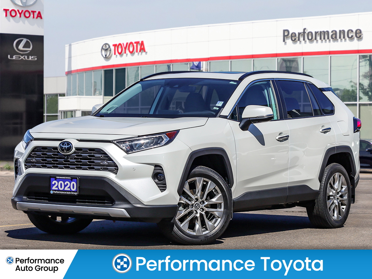 2020 Toyota RAV4 Limited AWD, One Owner, Navigation, Leather Seats