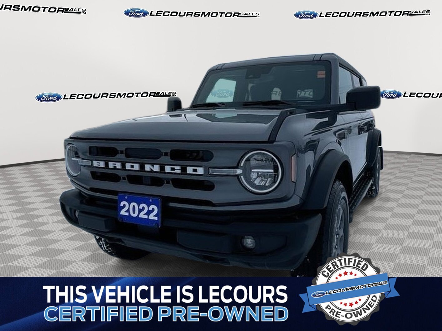 2022 Ford Bronco 2.3L ECOBOOST | FULLY CONVERTIBLE | LOW KM |