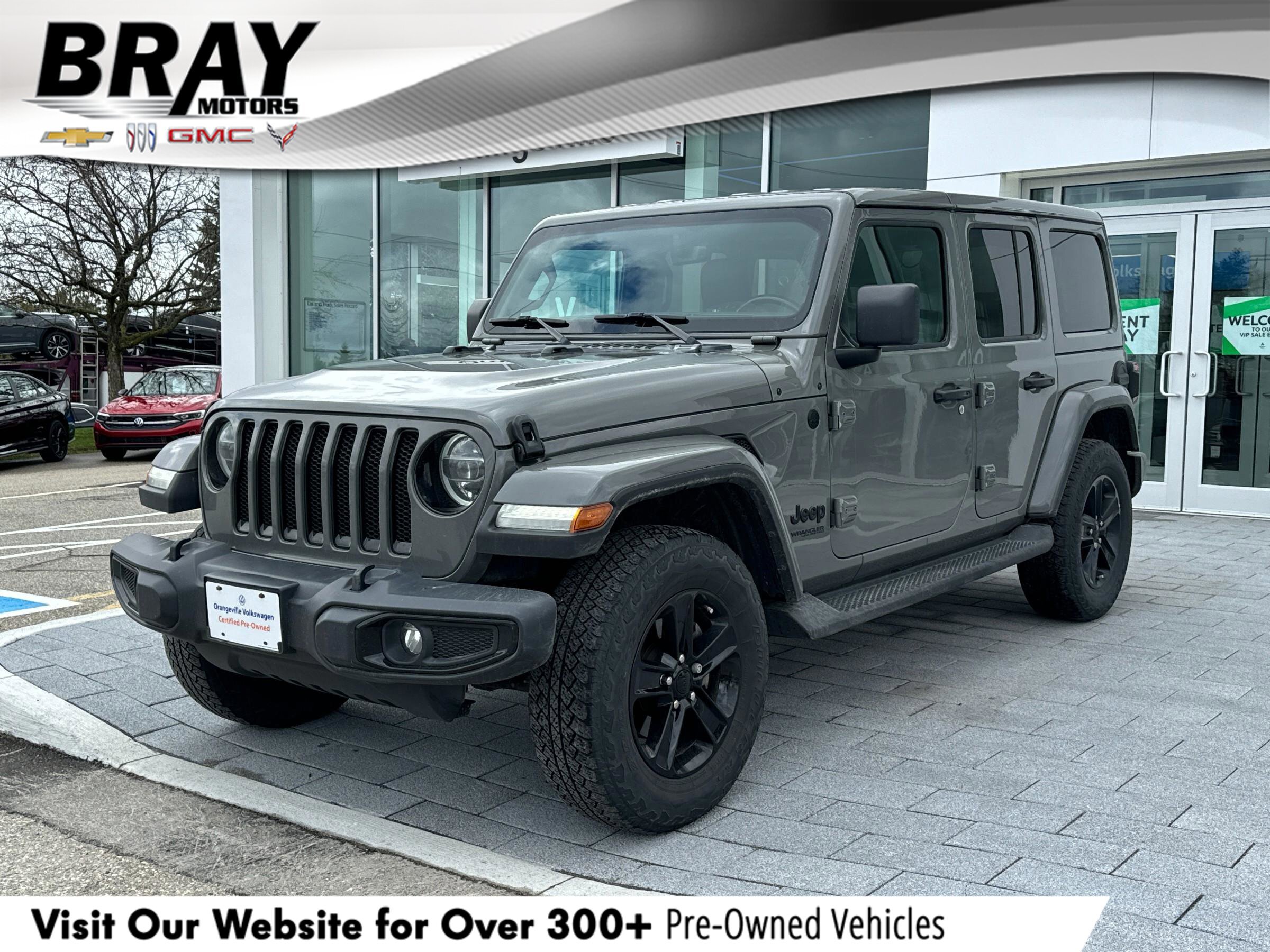 2021 Jeep Wrangler Unlimited AltitudeTWO ROOFS, 2.0L, ONE-OWNER, LEAT