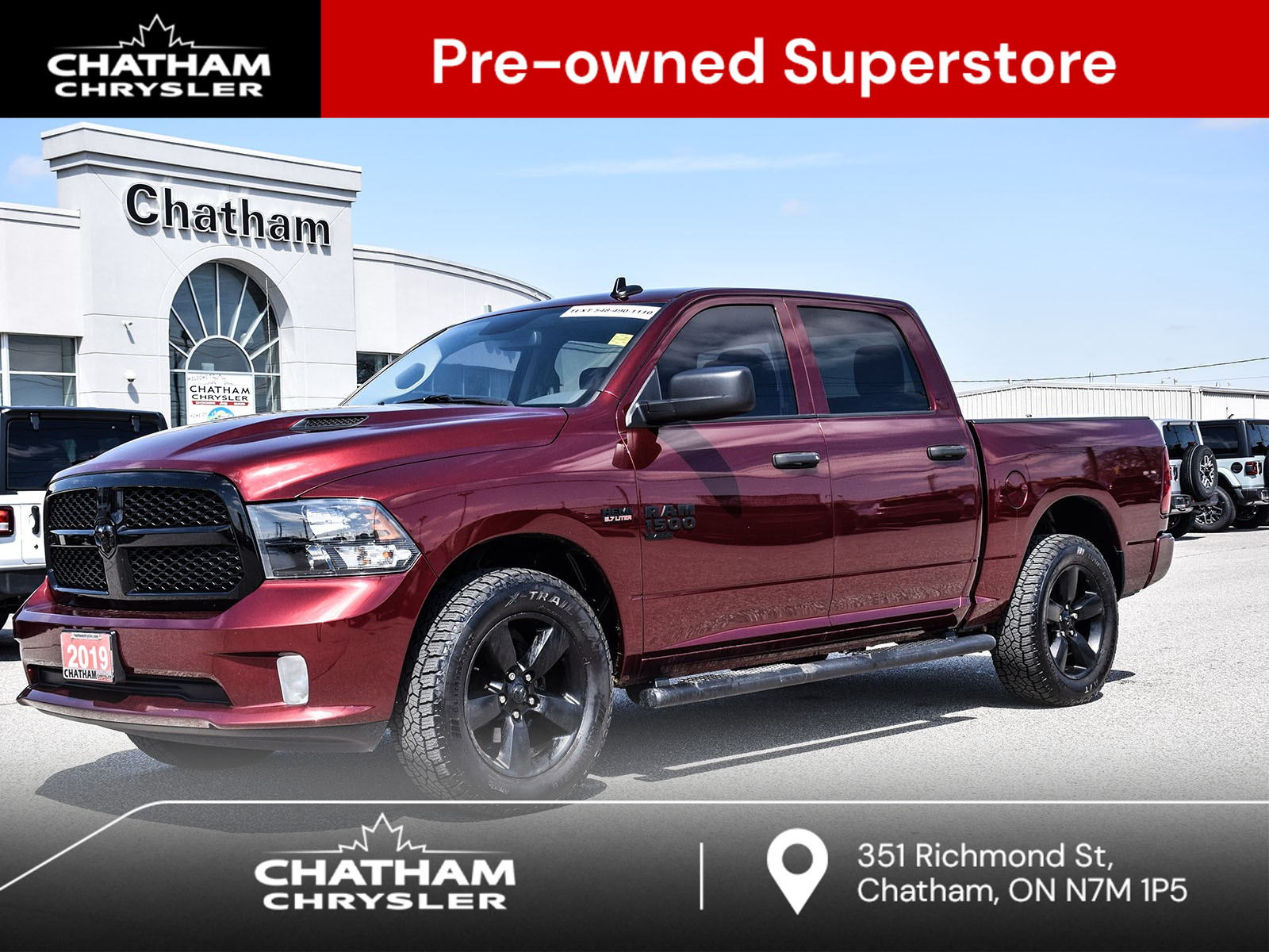 2019 Ram 1500 Classic ST EXPRESS NIGHT EDITION 20 INCH RIMS ONE OWNER