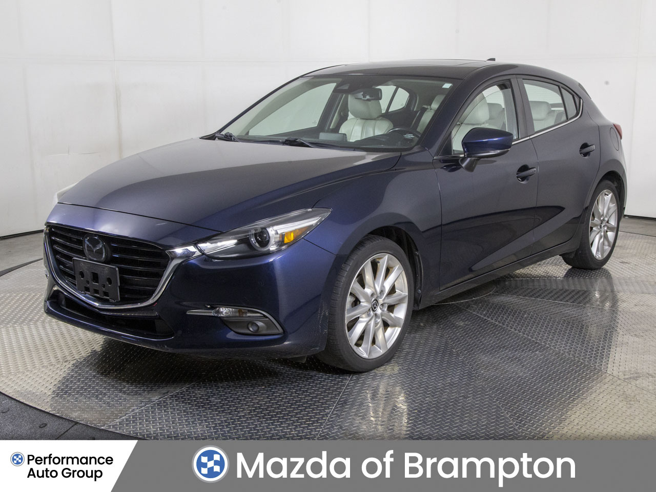 2017 Mazda Mazda3 SPORT GT FWD LOADED LEATHER SUNROOF CLEAN CARFAX!