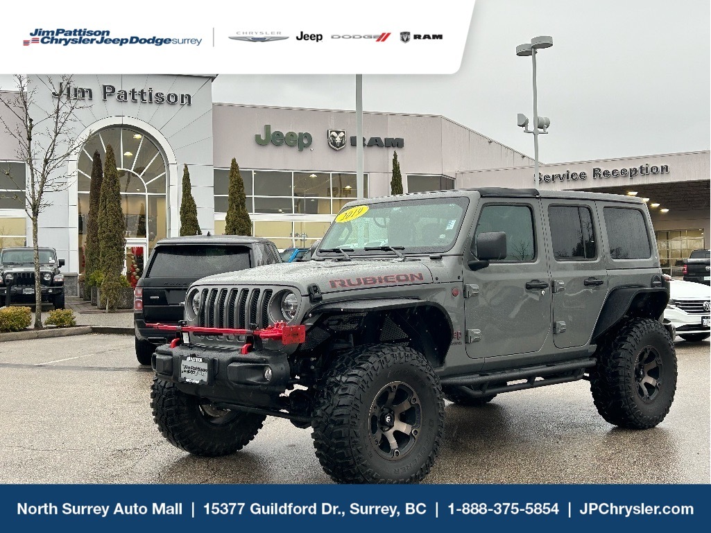 2019 Jeep WRANGLER UNLIMITED Rubicon, Local, One Owner, Lots of Extras!!!