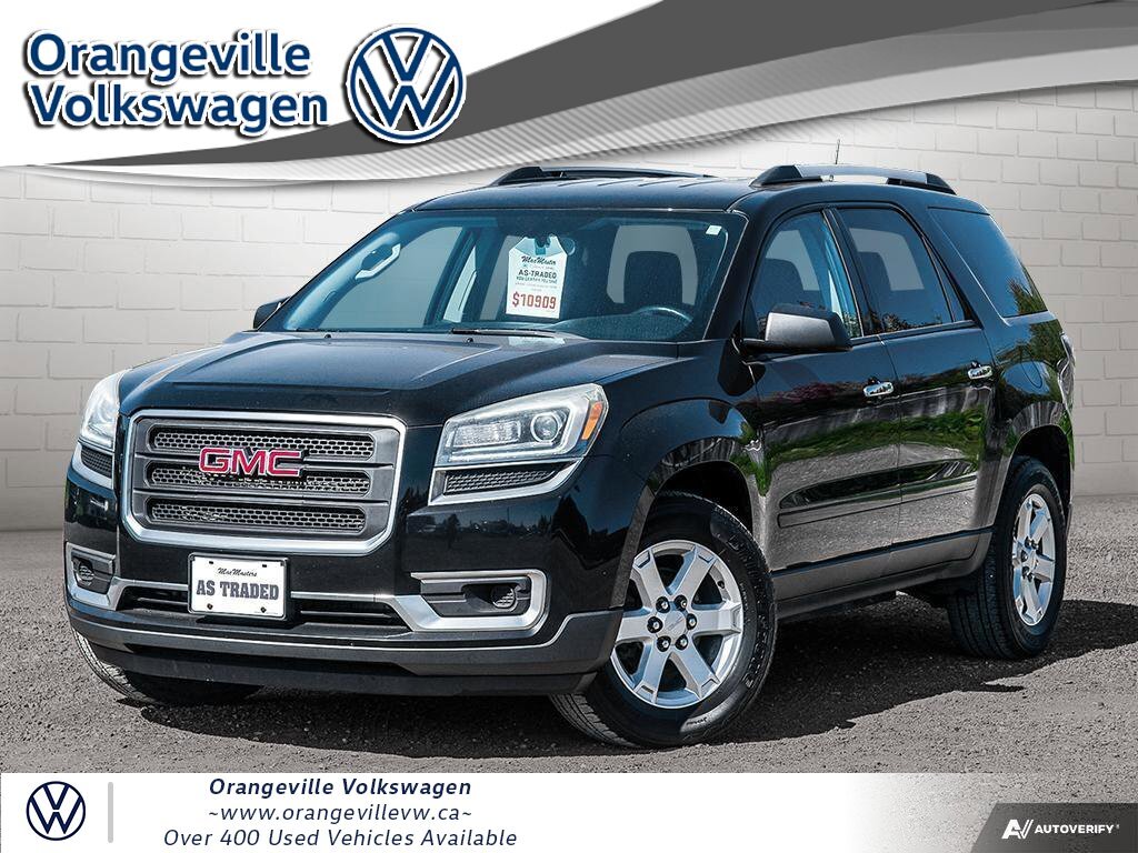 2016 GMC Acadia SLESLE-1, V6, FWD, 8-PASS, BLUETOOTH, AS-TRADED!