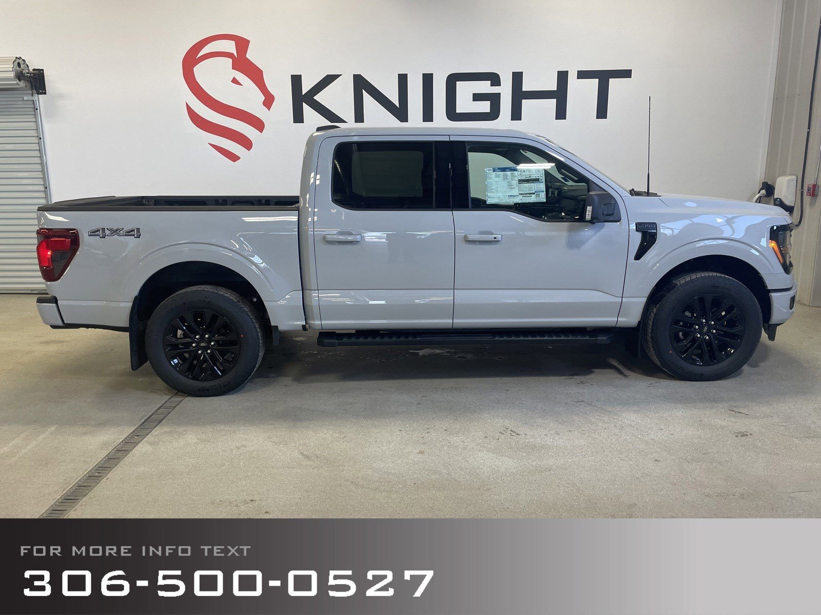 2024 Ford F-150 XLT with Black Appearance Pkg and Black Pack Leath
