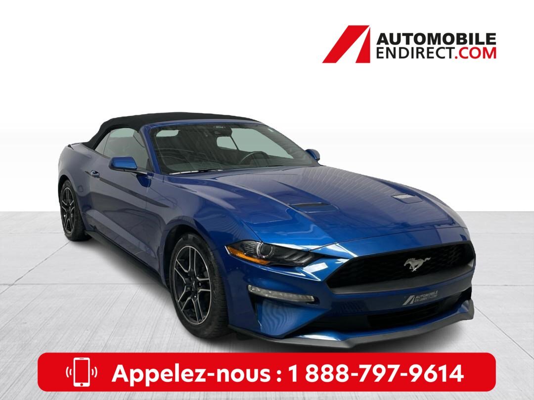2023 Ford Mustang Premium Ecoboost Convertible 2.3T Cuir Sièges vent