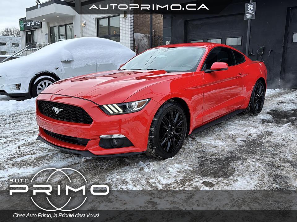 2017 Ford Mustang EcoBoost Automatique Fastback Cuir Cam Carplay BT