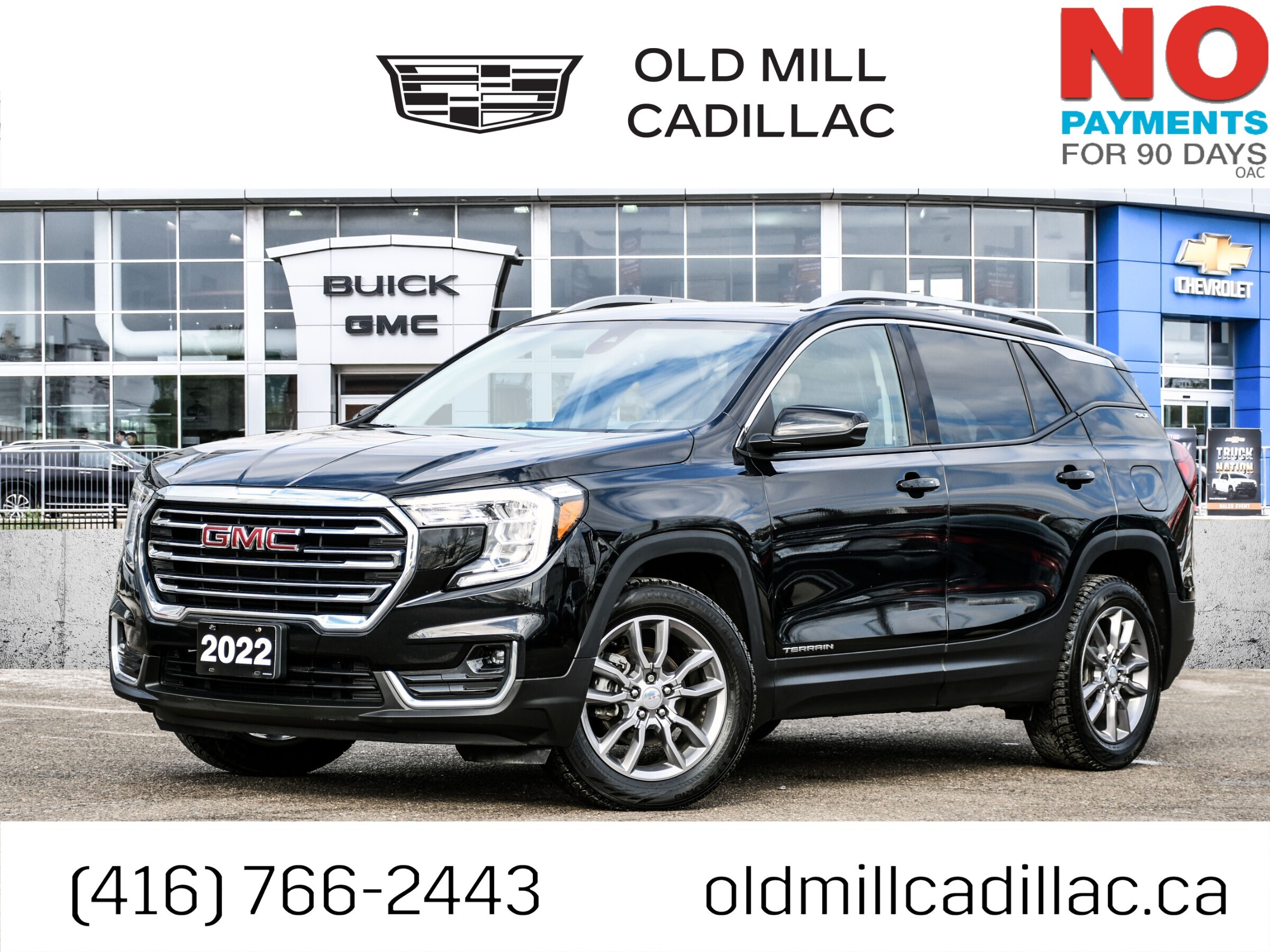 2022 GMC Terrain CLEAN CARFAX | ONE OWNER | 2 SETS OF TIRES | PANO 