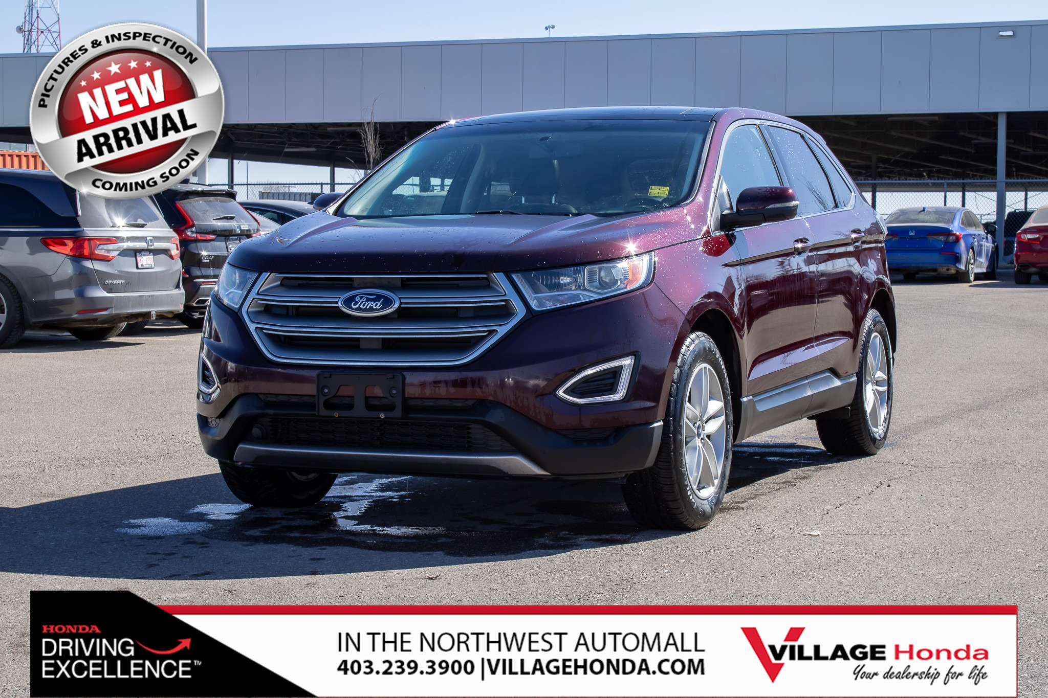 2018 Ford Edge SEL JUST ARRIVED! CLEAN CARFAX! TURBOCHARGED! AWD!